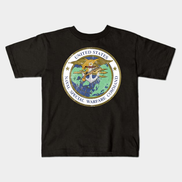 united states naval special warfare command gift Kids T-Shirt by woormle